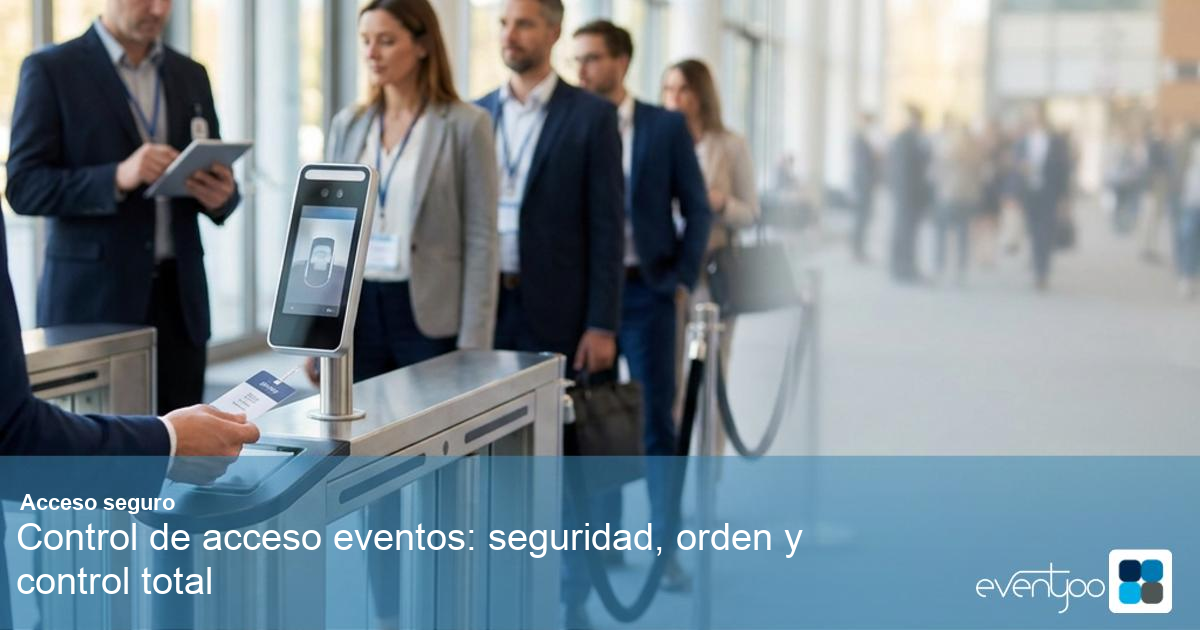 Una imagen ilustrando Control de acceso eventos: seguridad, orden y control total