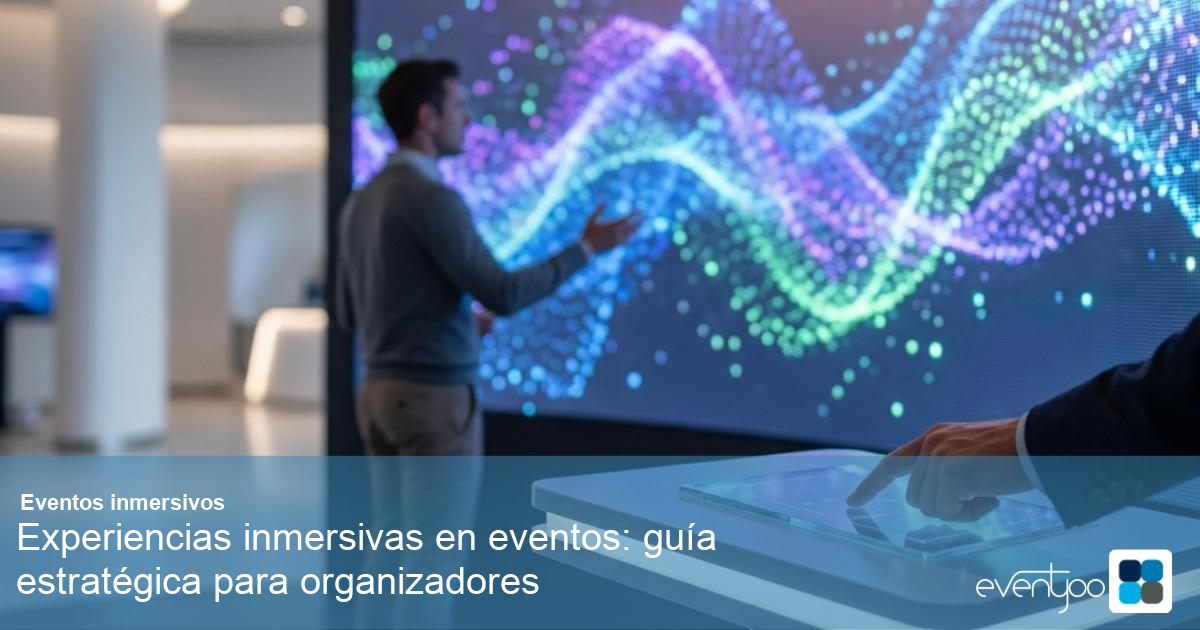 Una imagen ilustrando Experiencias inmersivas en eventos: guía estratégica para organizadores