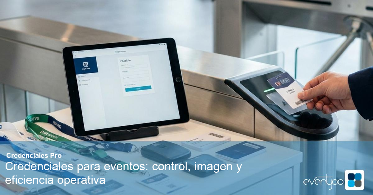 Credenciales para eventos: control, imagen y eficiencia operativa