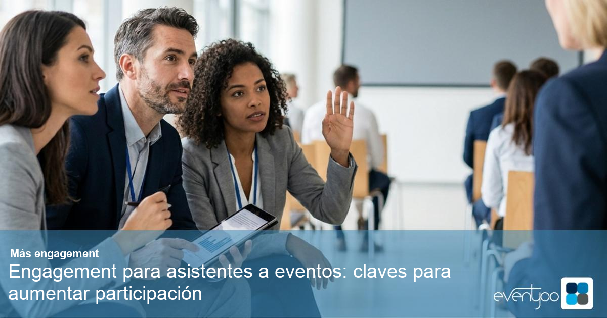 Engagement para asistentes a eventos: claves para aumentar participación
