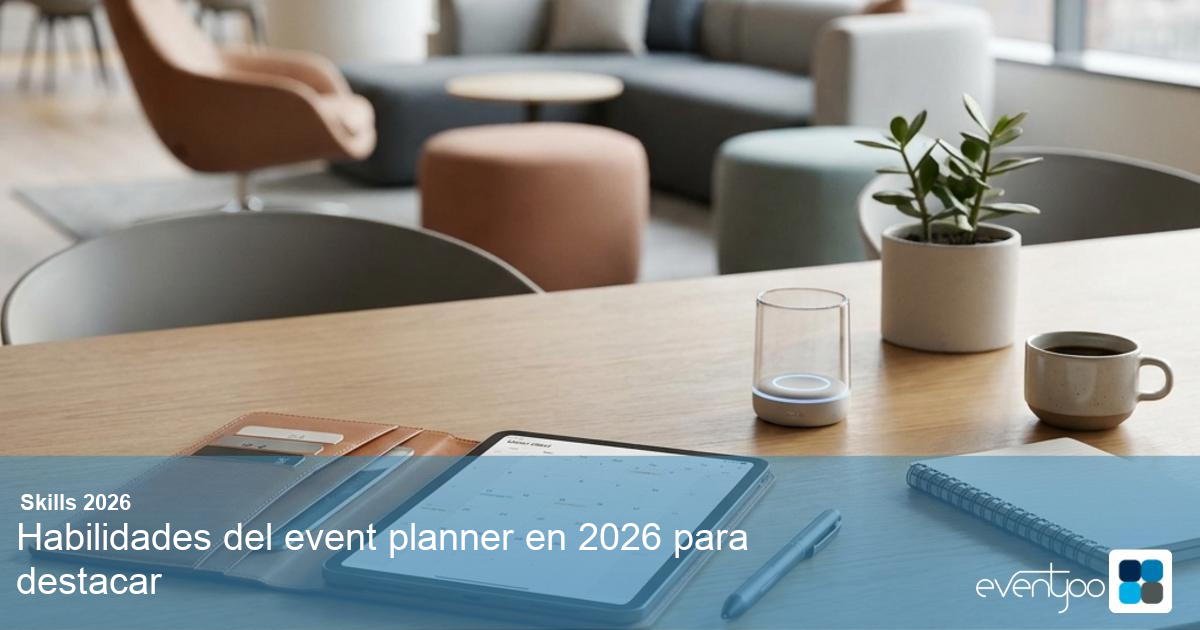 Habilidades del event planner en 2026 para destacar