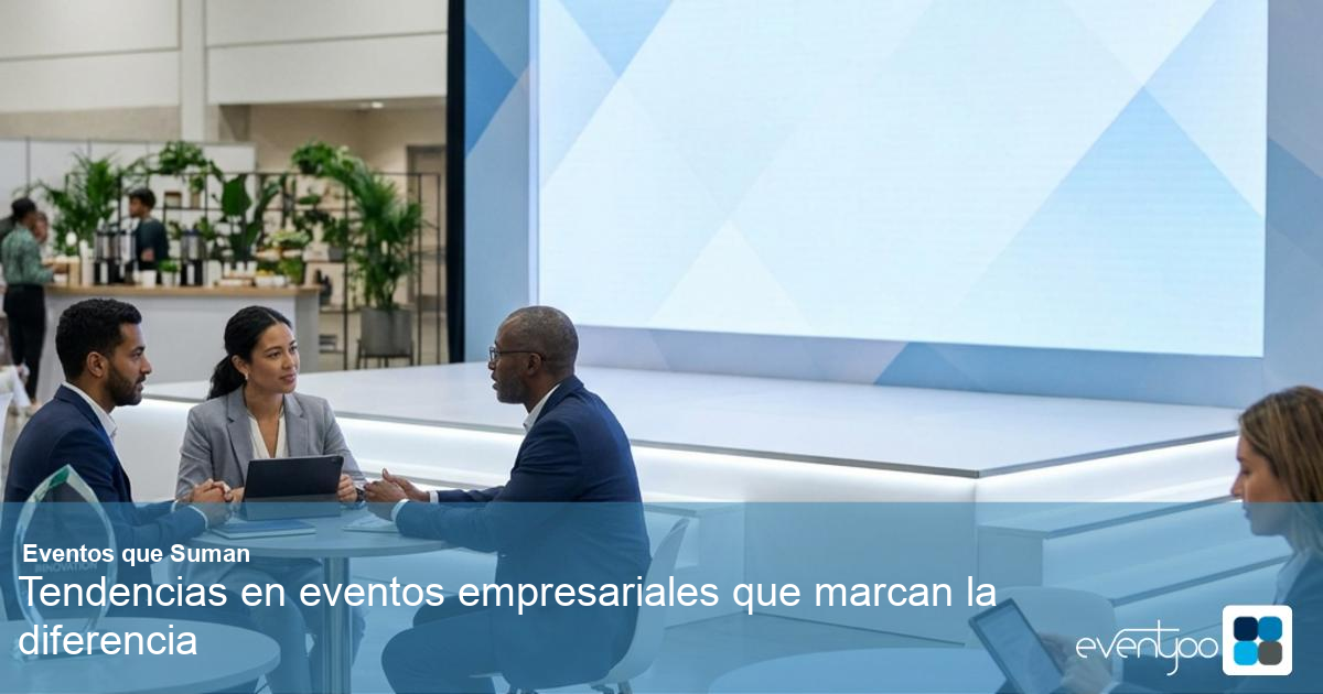 Una imagen ilustrando Tendencias en eventos empresariales que marcan la diferencia