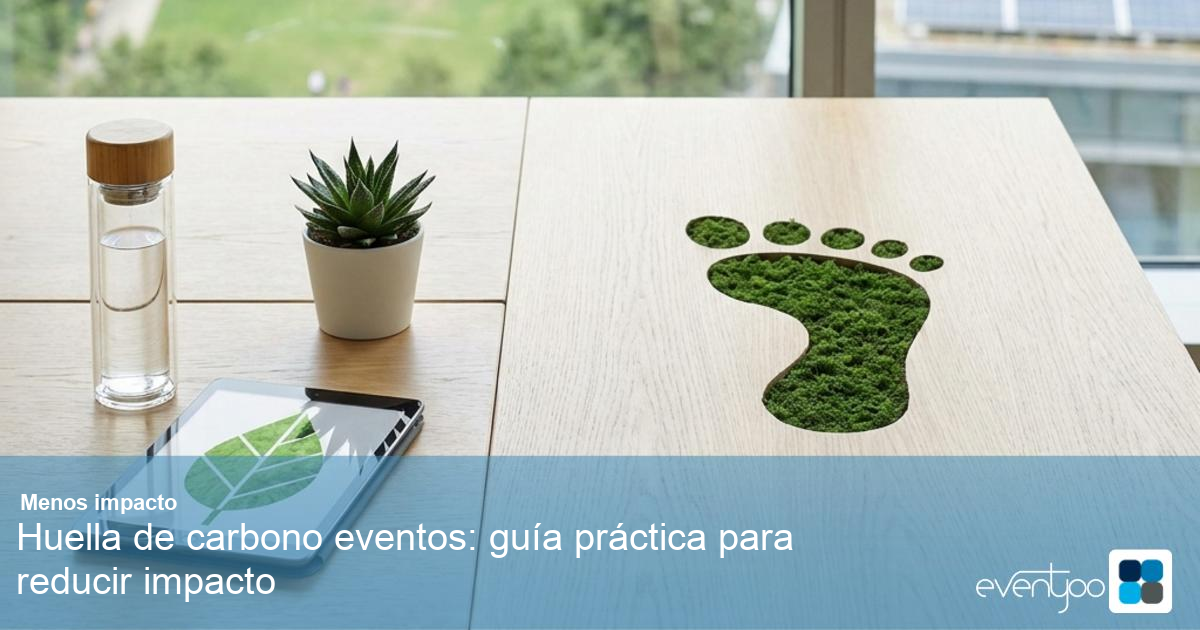 Huella de carbono en eventos: guía práctica para reducir impacto